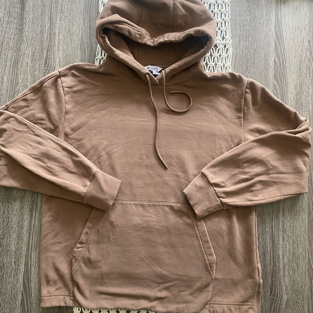 Athleta relaxed fit hooded sweatshirt